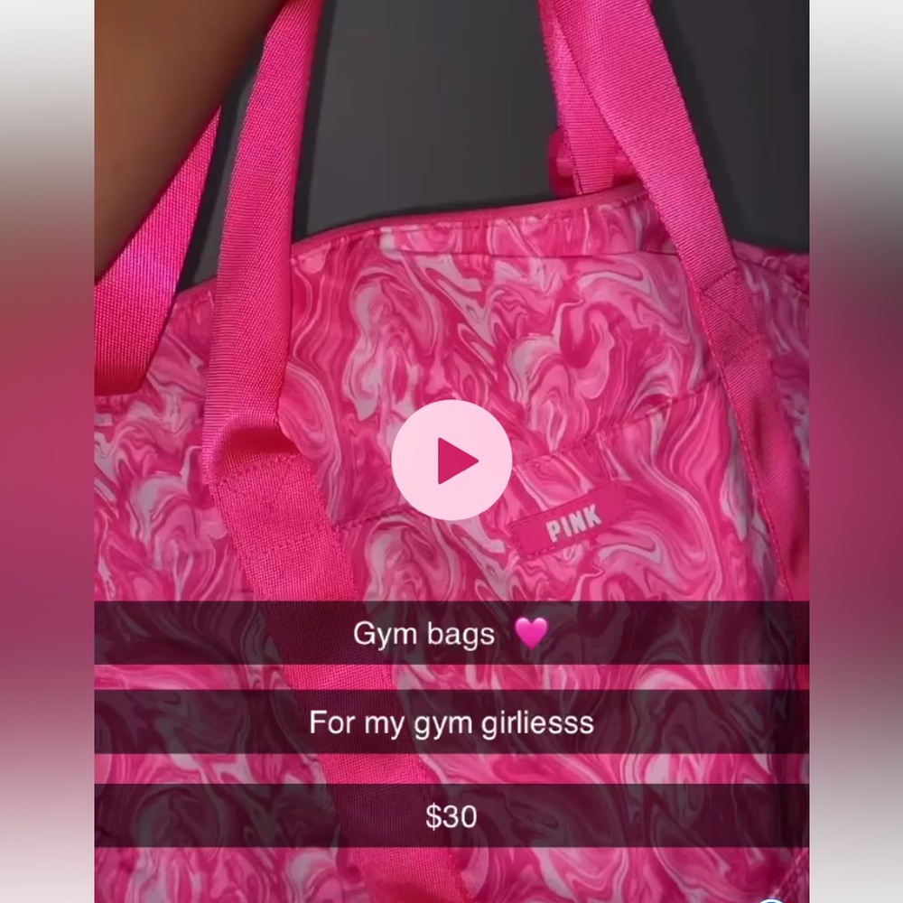 PINK gym bag